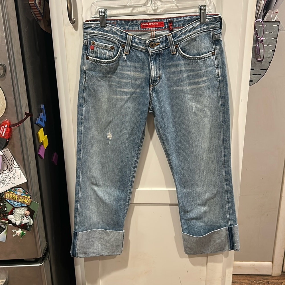 Big Star Light Blue Cropped Jeans